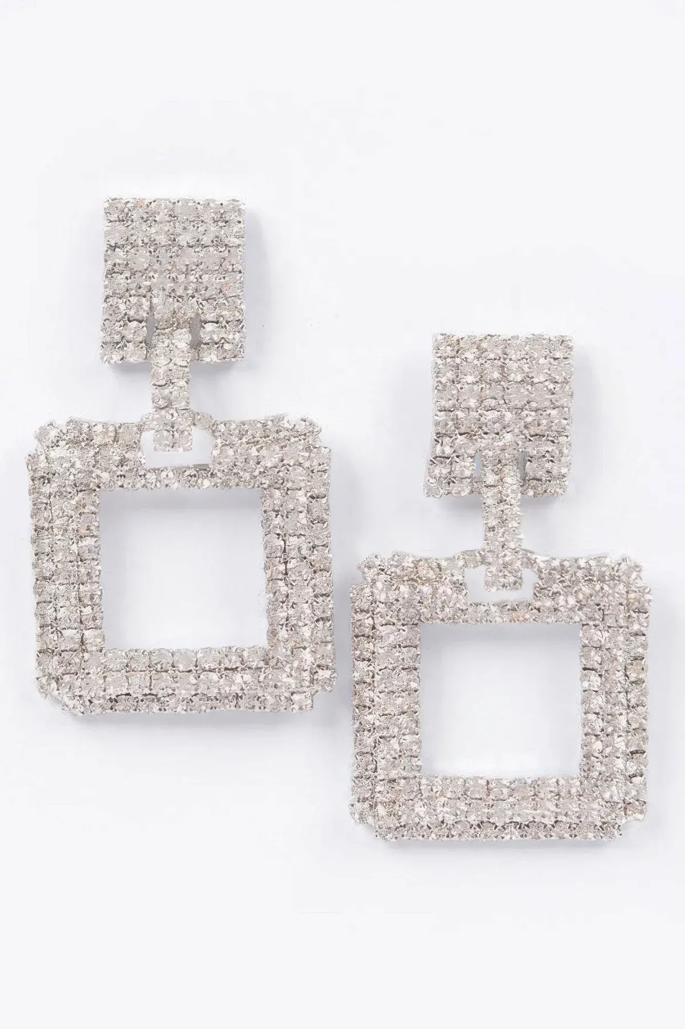Rhinestone Square Earring | Mixtshop LLC