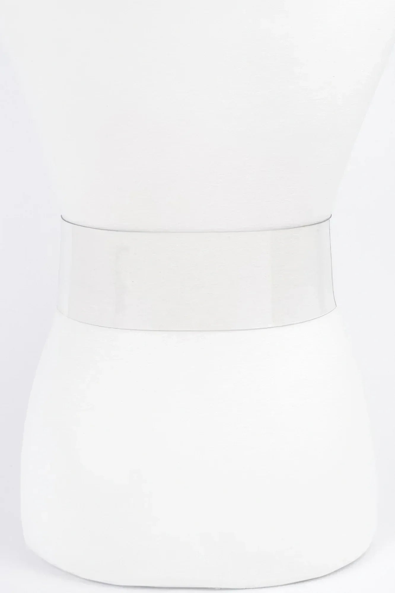 Big Vintage Round Metal Buckle Clear Plussize Belt | Mixtshop LLC