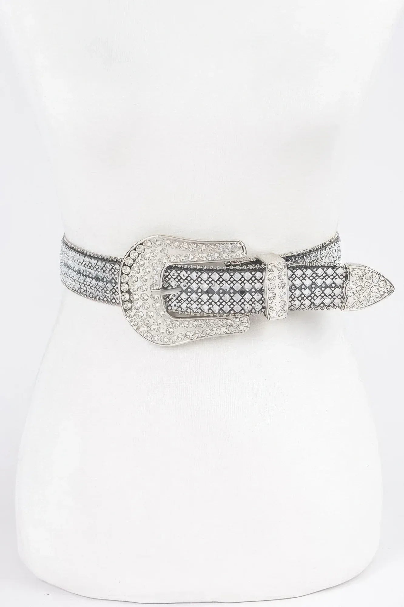 Rhinestone Western Style Plus Size Belt | Mixtshop LLC Main image