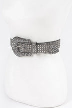 Rhinestone Western Style Plus Size Belt | Mixtshop LLC