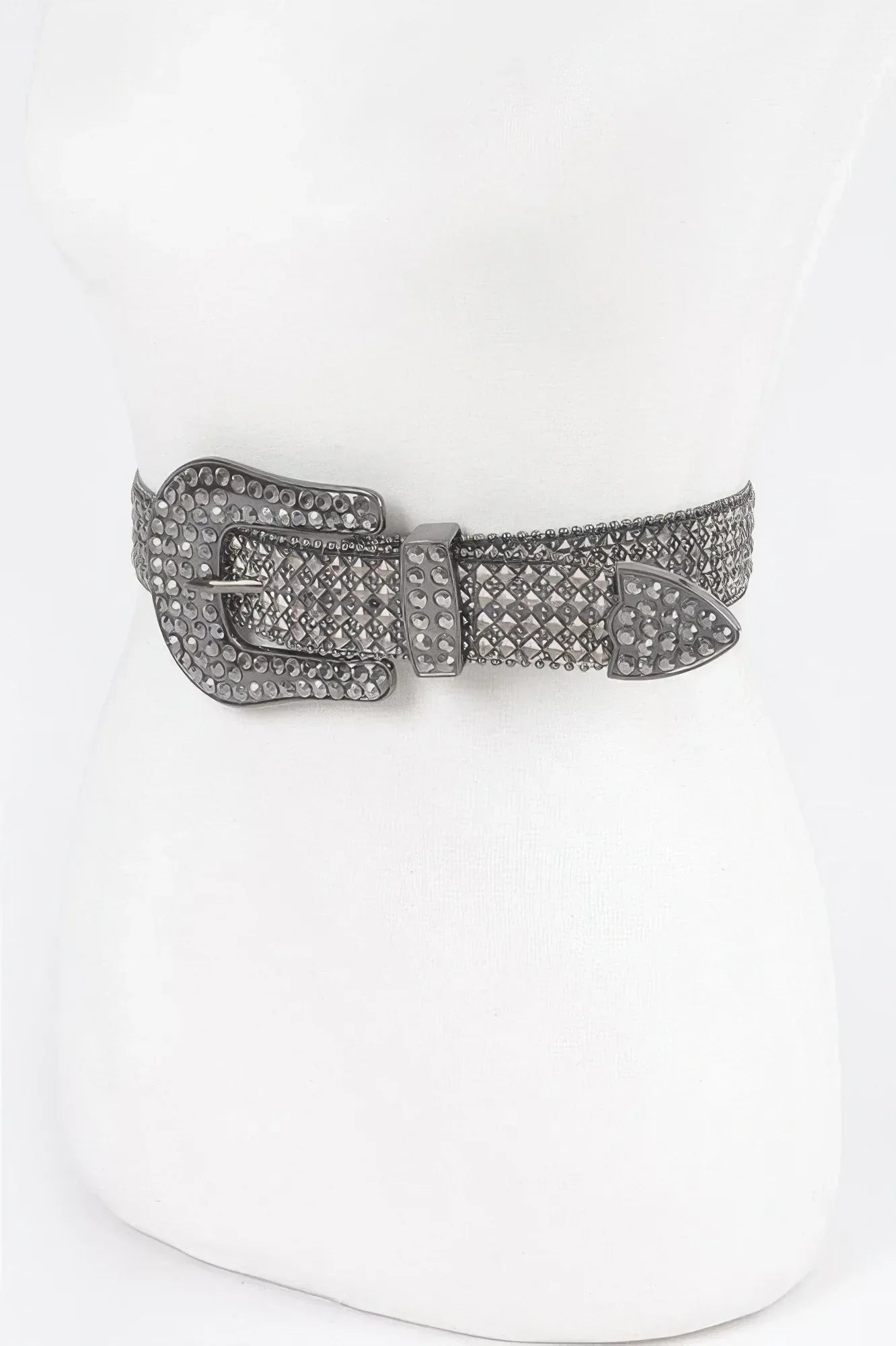 Rhinestone Western Style Plus Size Belt | Mixtshop LLC