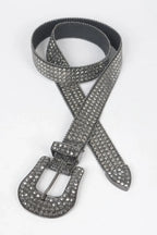 Rhinestone Western Style Plus Size Belt | Mixtshop LLC