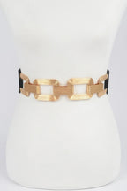 Faux Leather Multi Metal Buckle Plus Size Belt | Mixtshop LLC