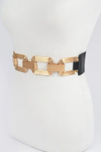 Faux Leather Multi Metal Buckle Plus Size Belt | Mixtshop LLC