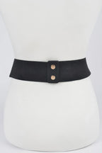 Faux Leather Multi Metal Buckle Plus Size Belt | Mixtshop LLC