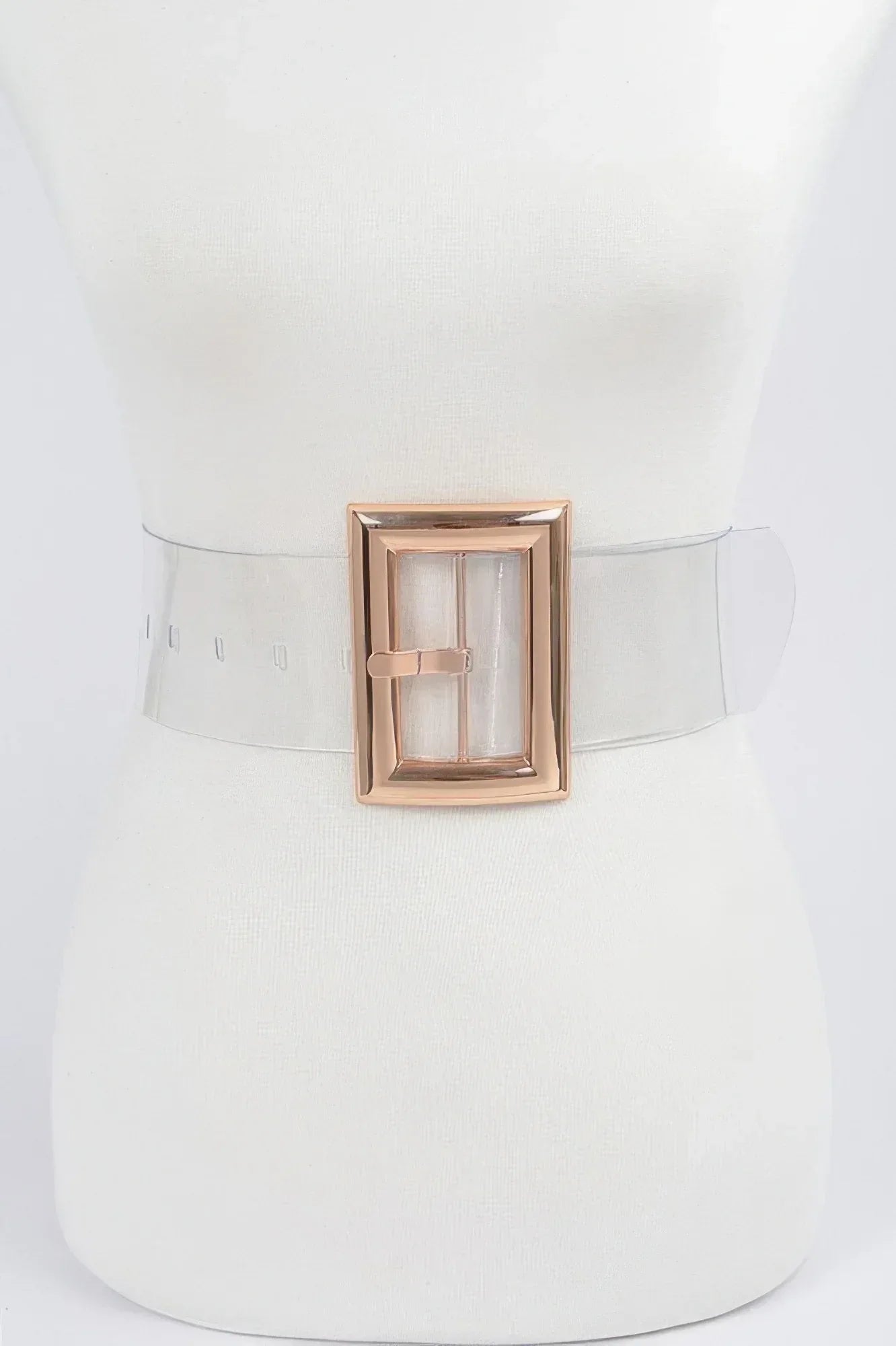 Oversized Transparent Pvc Belt Secondary image