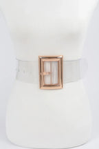 Oversized Transparent Pvc Belt | Mixtshop LLC