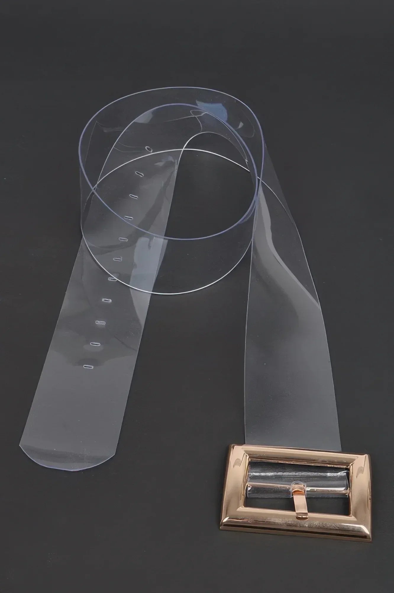 Oversized Transparent Pvc Belt | Mixtshop LLC