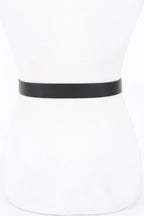 Simple Square Buckle Faux Leather Belt | Mixtshop LLC