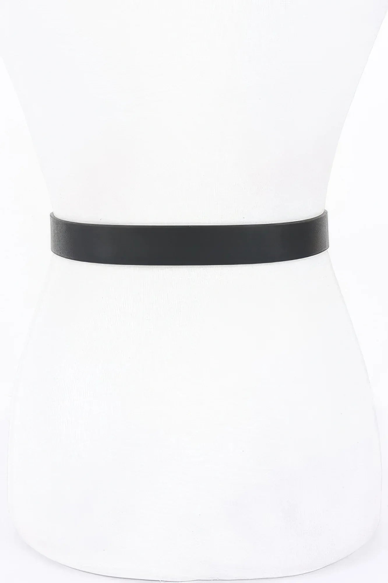 Simple Square Buckle Faux Leather Belt | Mixtshop LLC