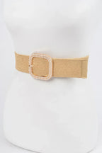 Weaved Pearl Buckle Belt | Mixtshop LLC