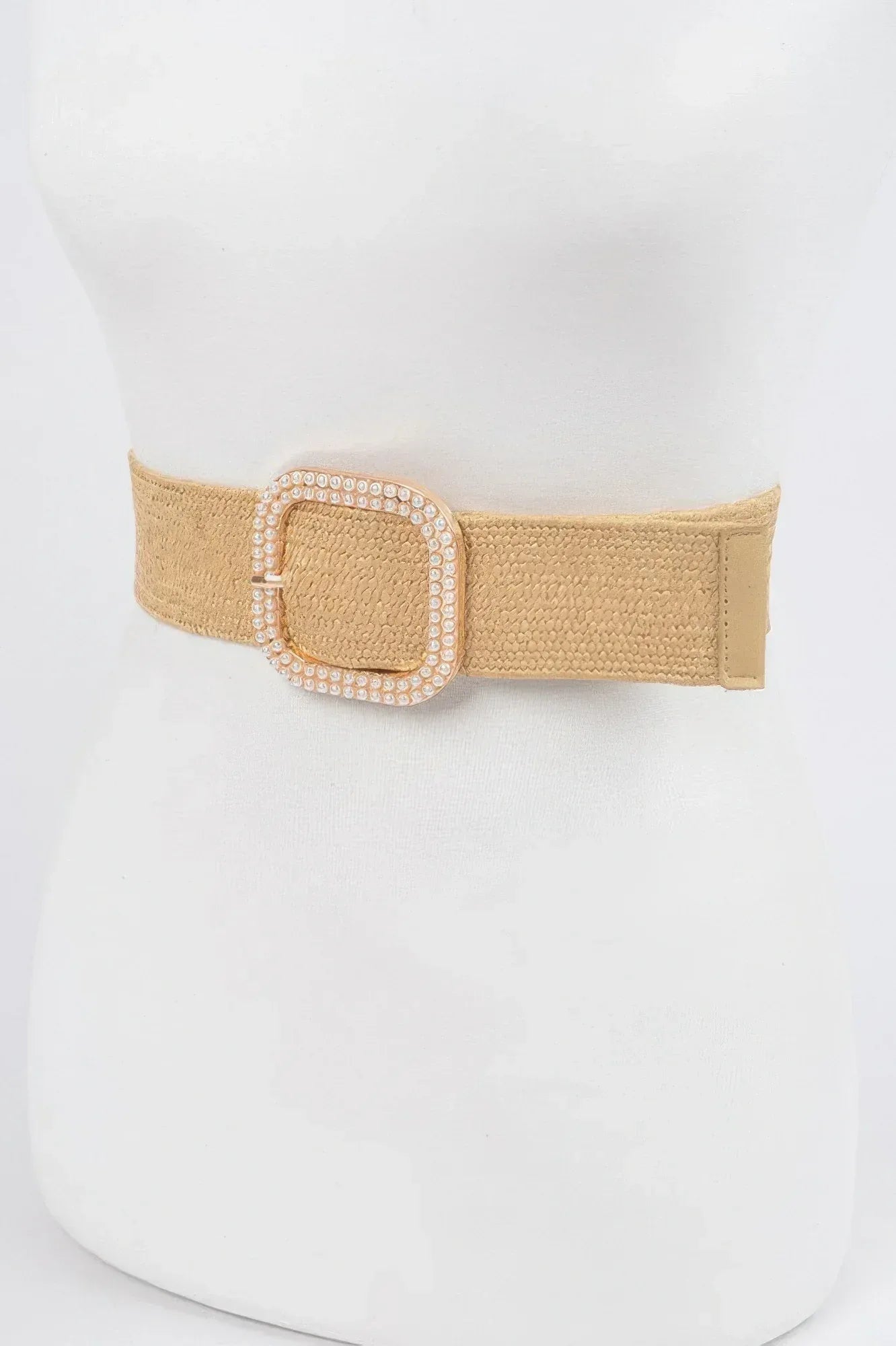 Weaved Pearl Buckle Belt | Mixtshop LLC