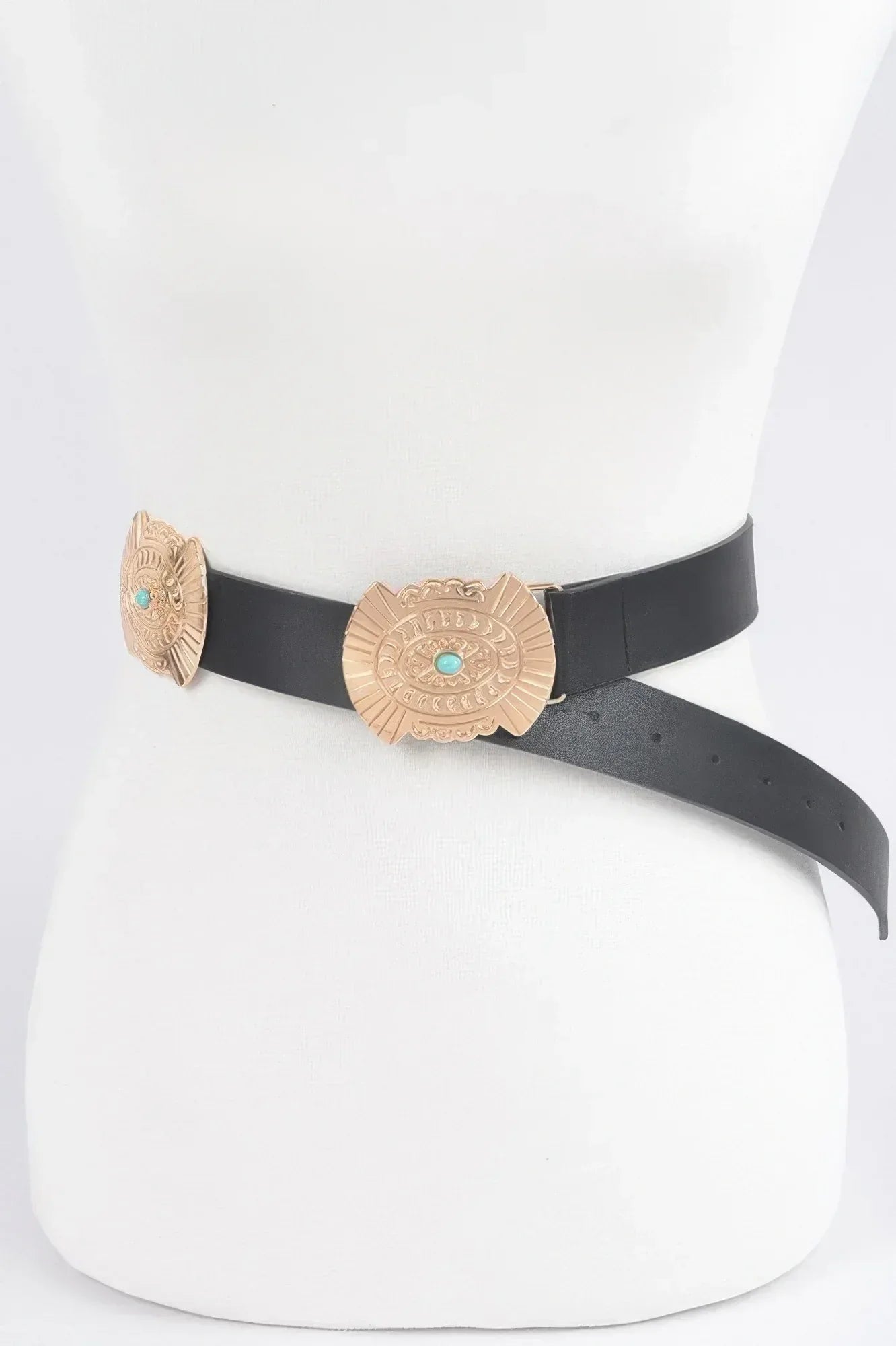 Western Style Belt With Turquoise Secondary image
