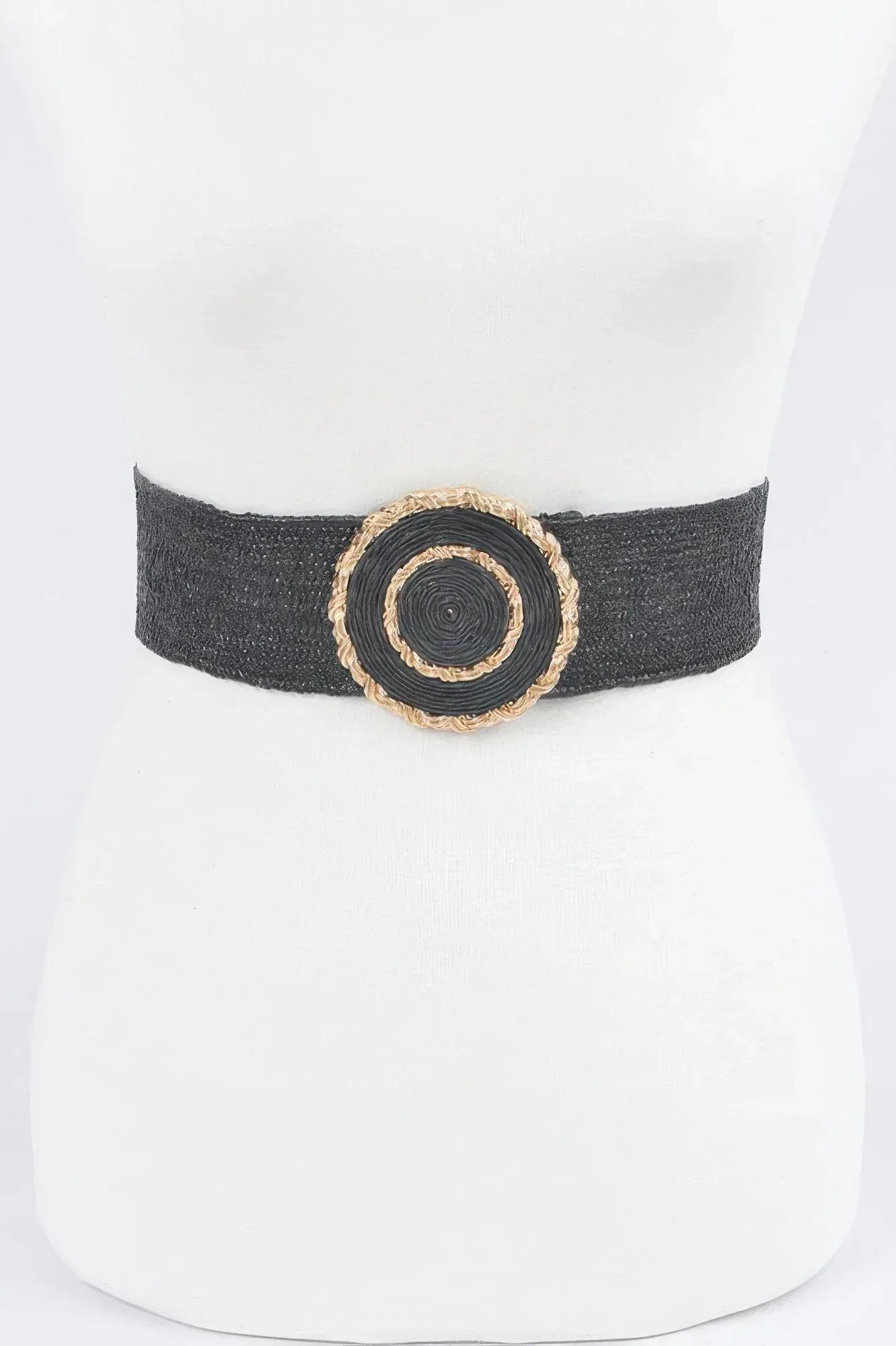 Faux Straw Elastic Belt | Mixtshop LLC Main image