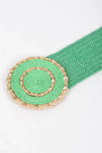 Faux Straw Elastic Belt | Mixtshop LLC