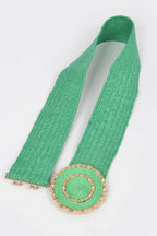 Faux Straw Elastic Belt | Mixtshop LLC