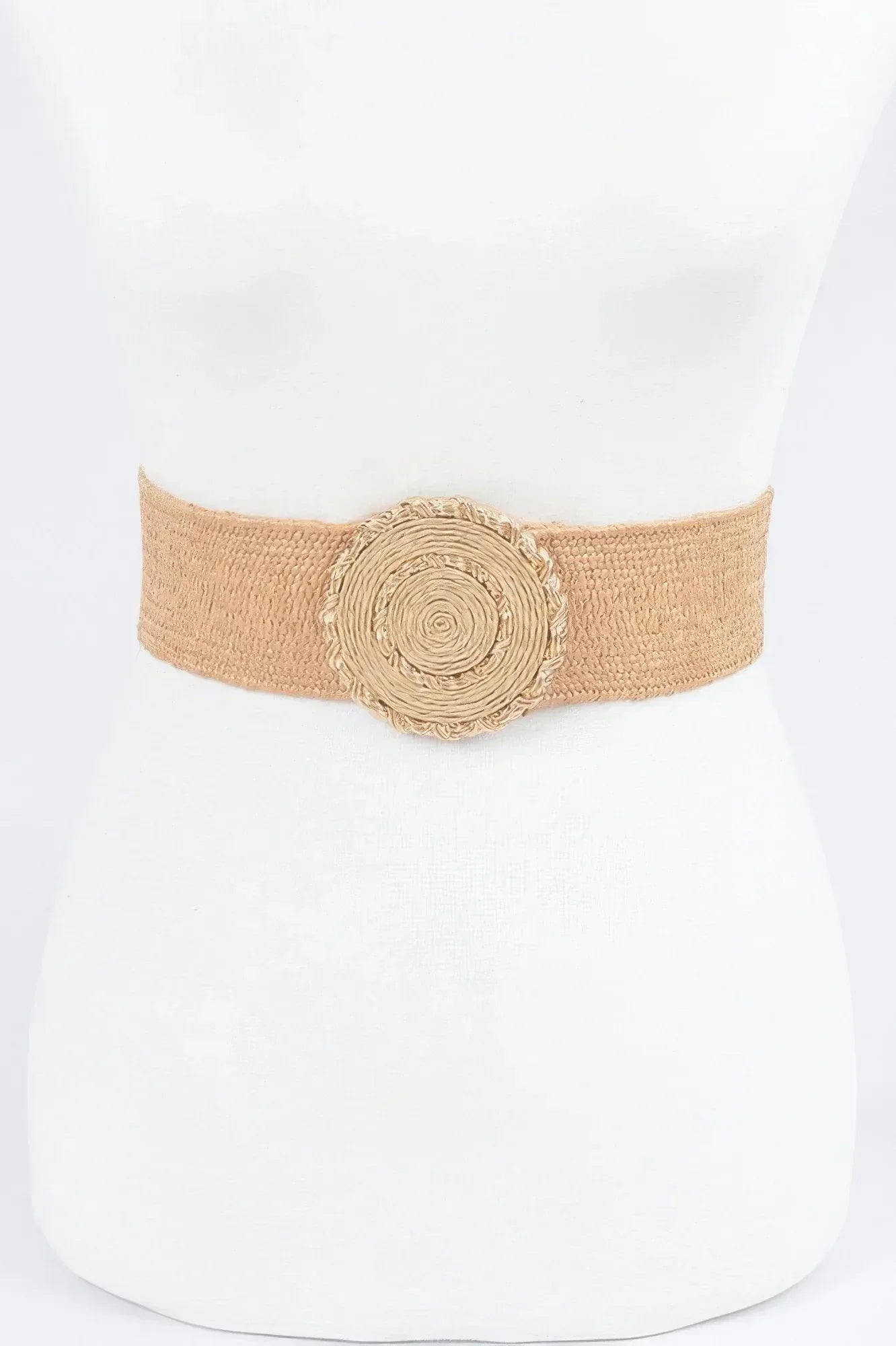 Faux Straw Elastic Belt | Mixtshop LLC