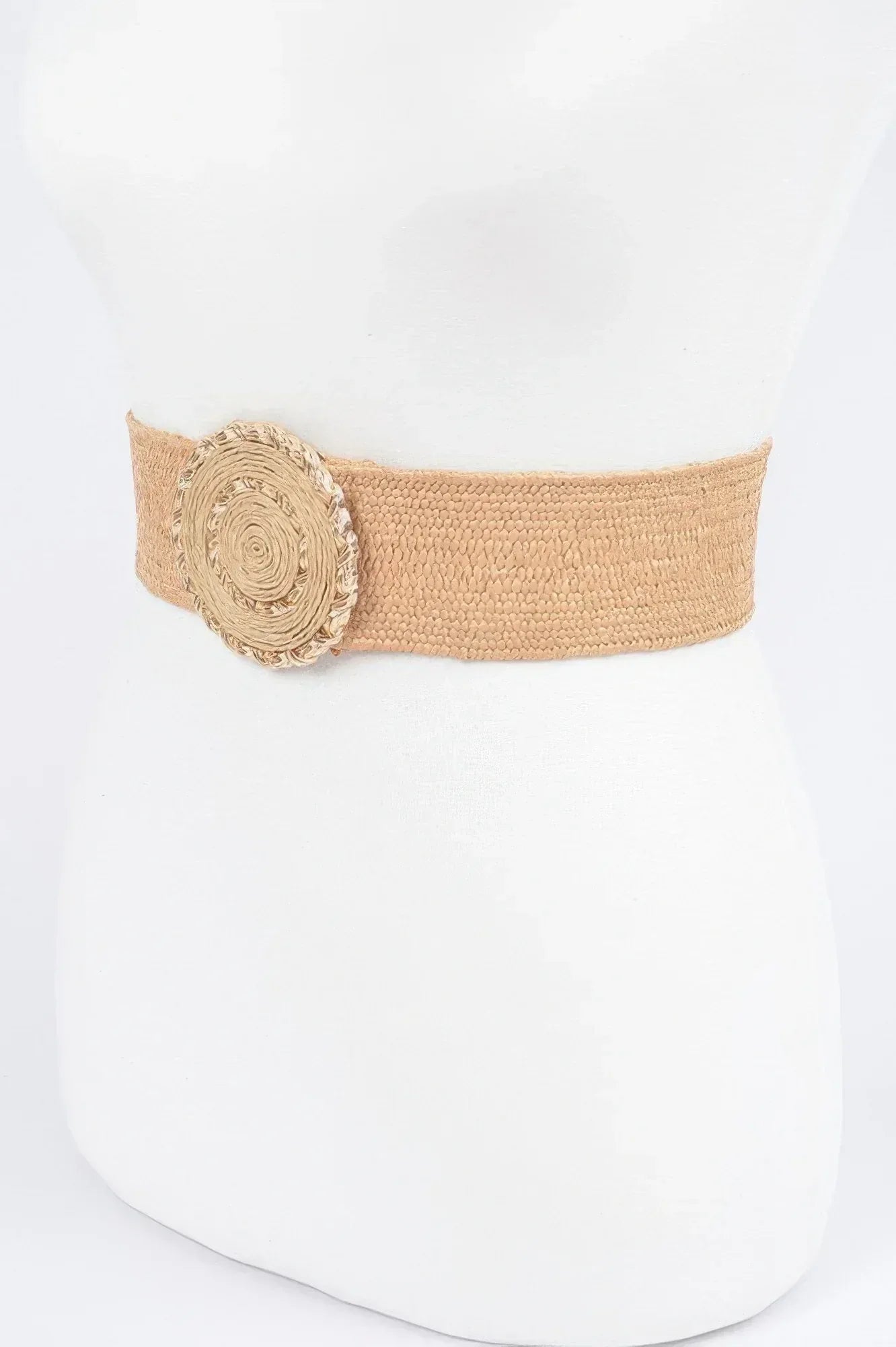 Faux Straw Elastic Belt | Mixtshop LLC