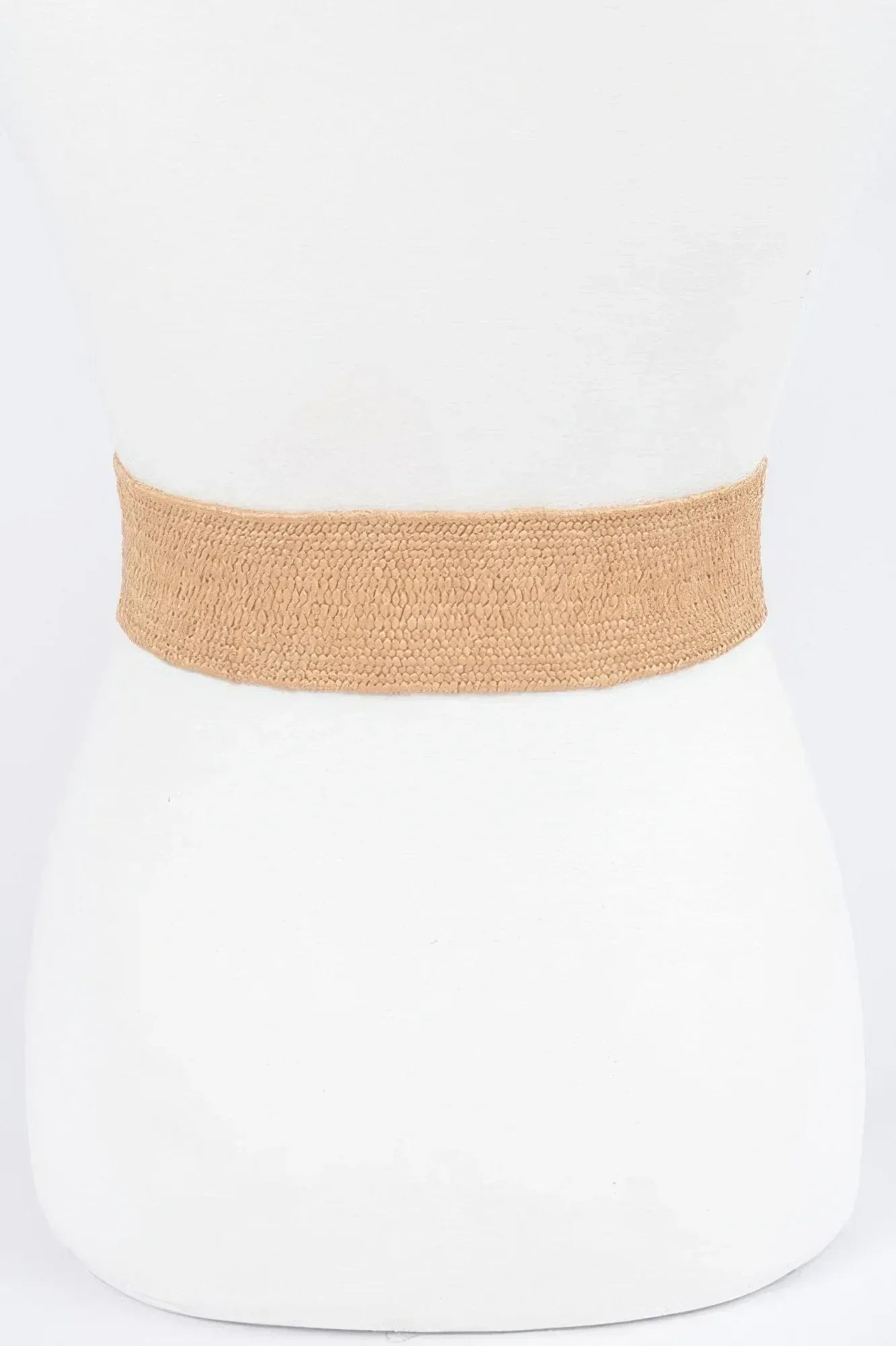 Faux Straw Elastic Belt | Mixtshop LLC