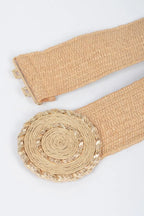 Faux Straw Elastic Belt | Mixtshop LLC