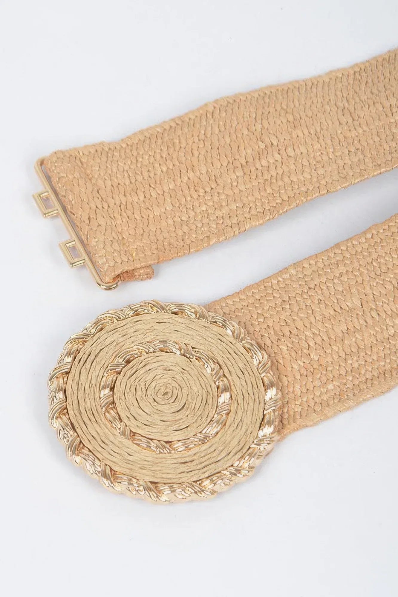 Faux Straw Elastic Belt | Mixtshop LLC