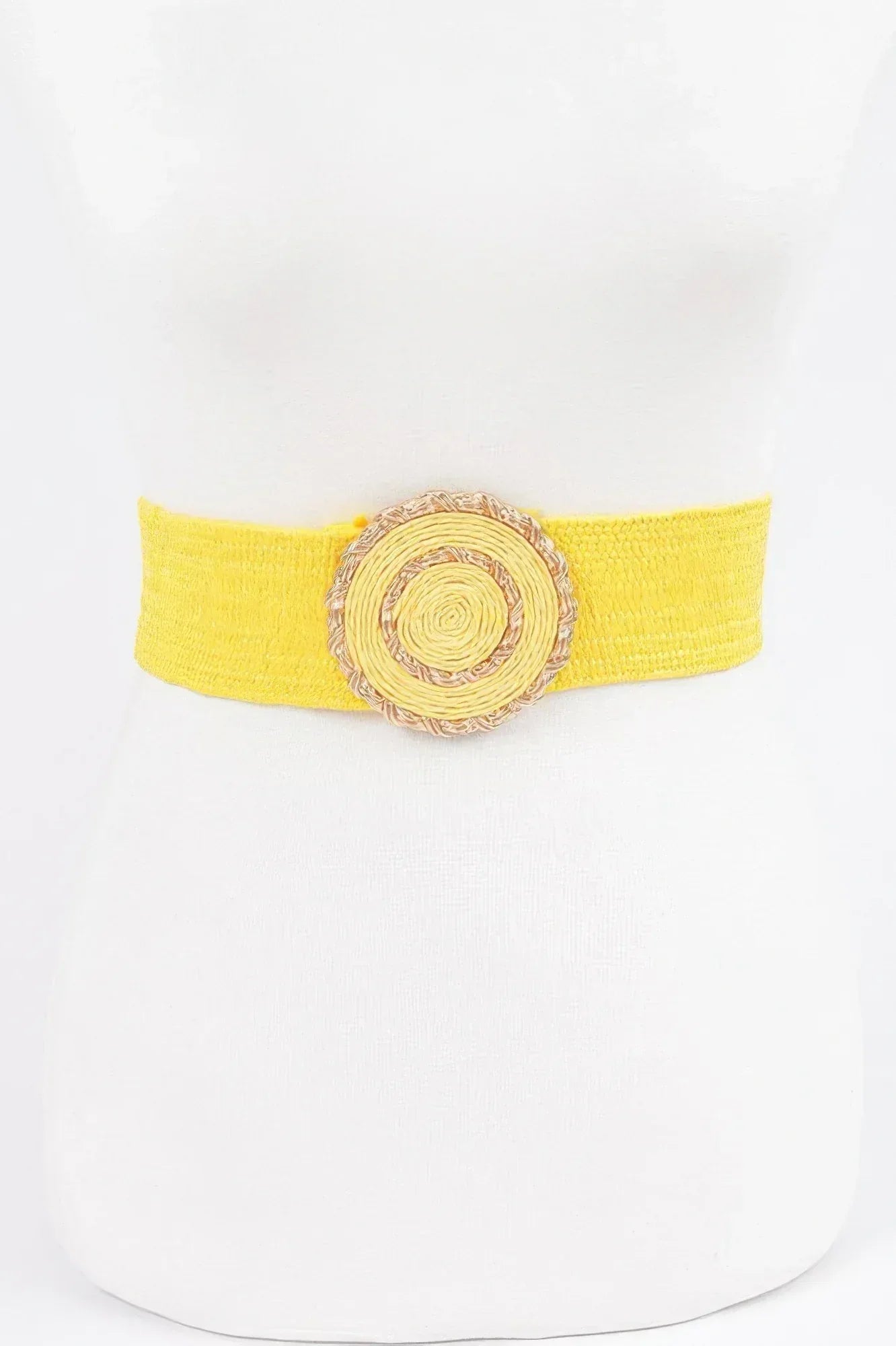 Faux Straw Elastic Belt | Mixtshop LLC