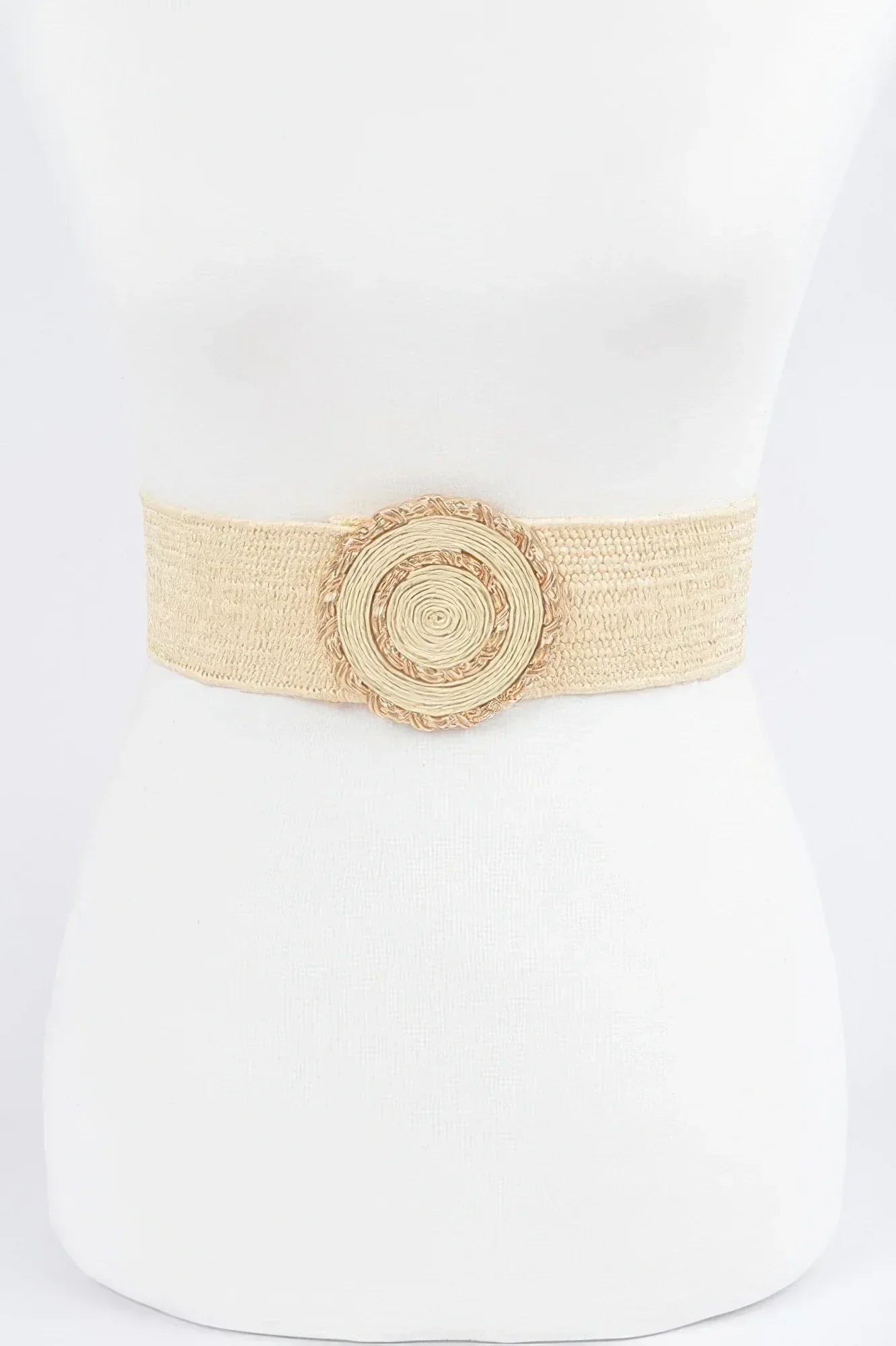 Faux Straw Elastic Belt | Mixtshop LLC