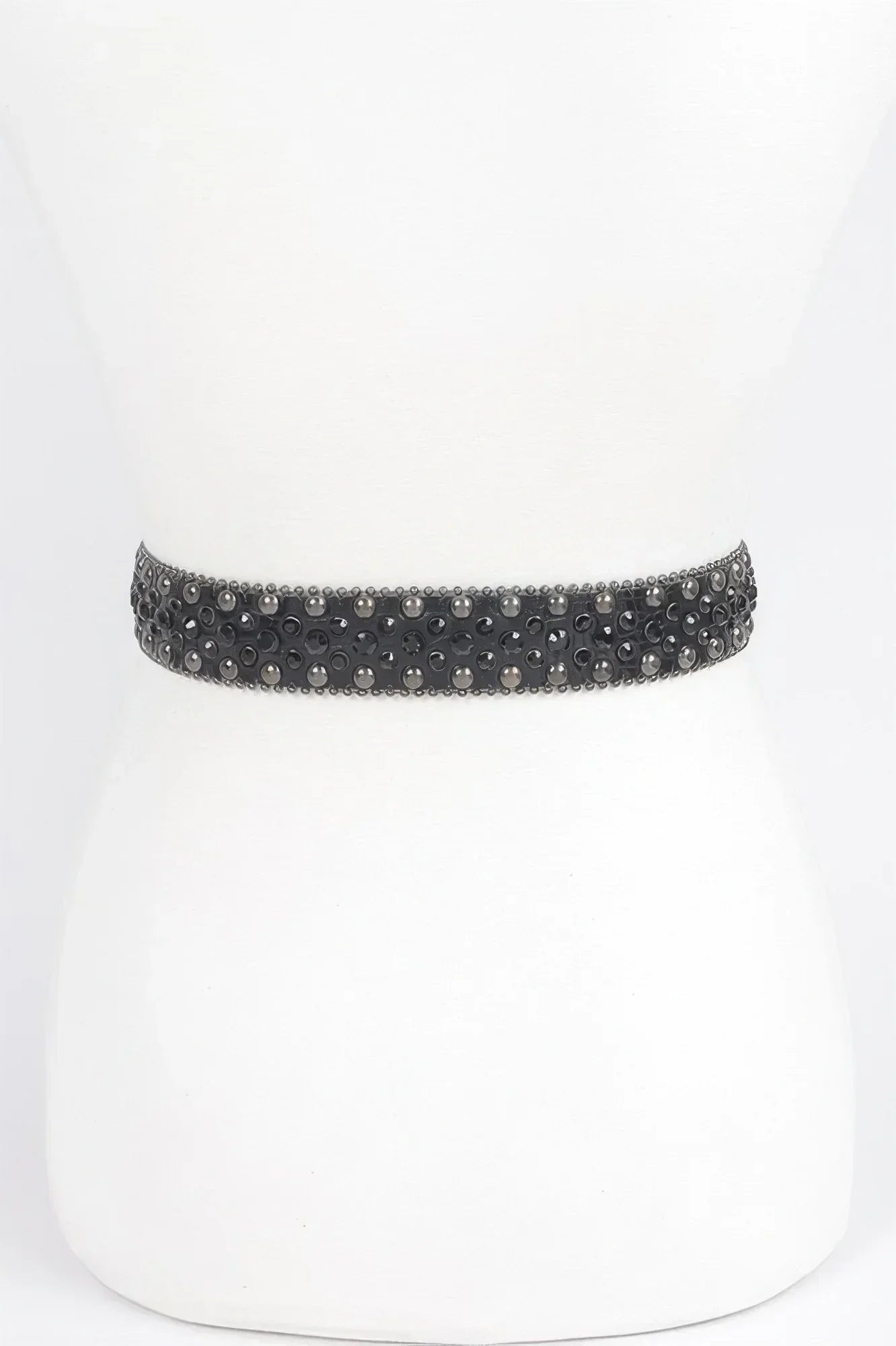 Rhinestone Metal Studded Multi Metal Belt | Mixtshop LLC