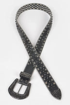 Rhinestone Metal Studded Multi Metal Belt | Mixtshop LLC