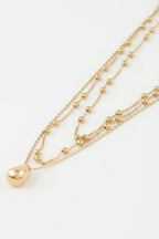 Triple Teardrop Chain Necklace | Mixtshop LLC