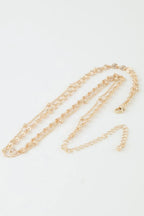 Double Disc Chain Necklace | Mixtshop LLC