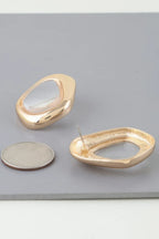 Abstract Transparent Stone Earrings | Mixtshop LLC