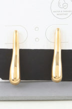 Shiny Bar Teardrop Earrings | Mixtshop LLC