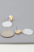 Twin Seashell Drop Earrings | Mixtshop LLC