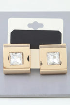 Cubic Rhinestone Stud Earrings | Mixtshop LLC