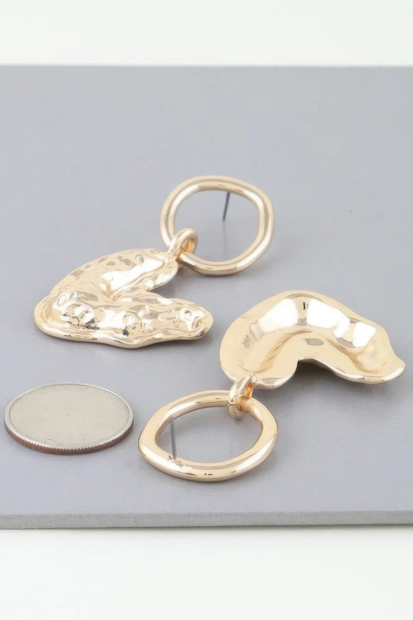 Hammered Boomerang Earrings | Mixtshop LLC