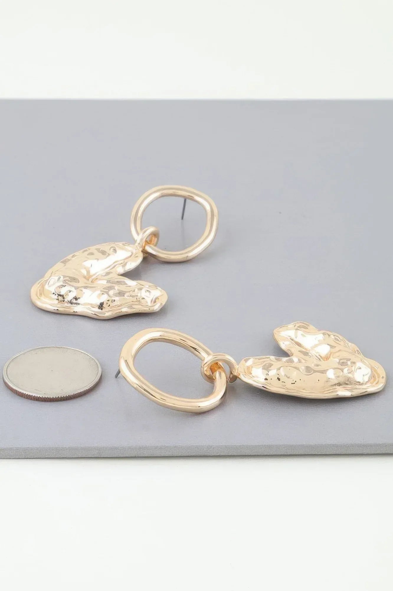 Hammered Boomerang Earrings | Mixtshop LLC