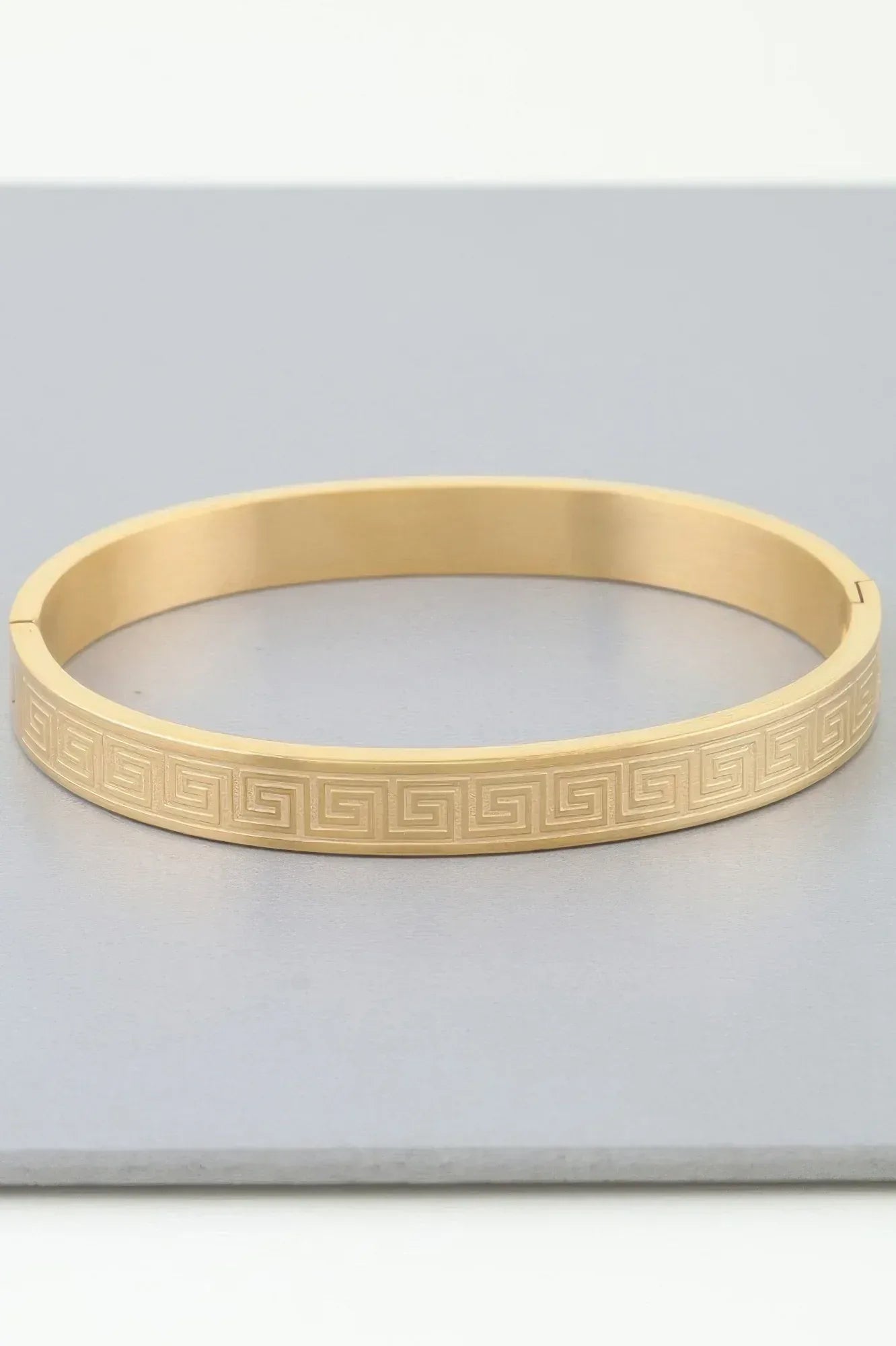 Aztec Maze Engraved Bracelet Secondary image