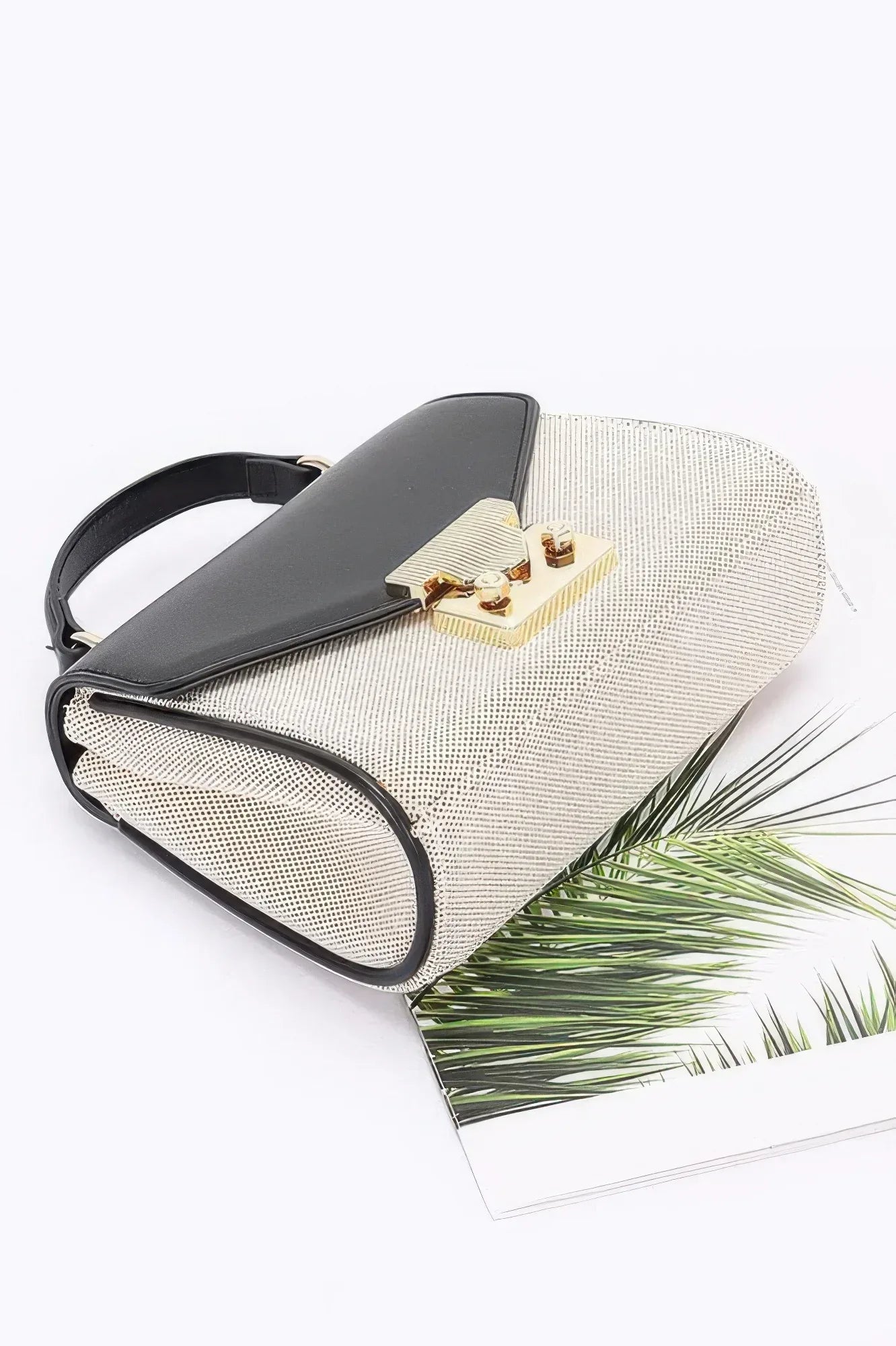 Canvas Top Handle Flap Bag | Mixtshop LLC