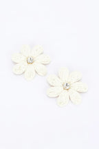 Paper Flower Rhinestone Earring | Mixtshop LLC