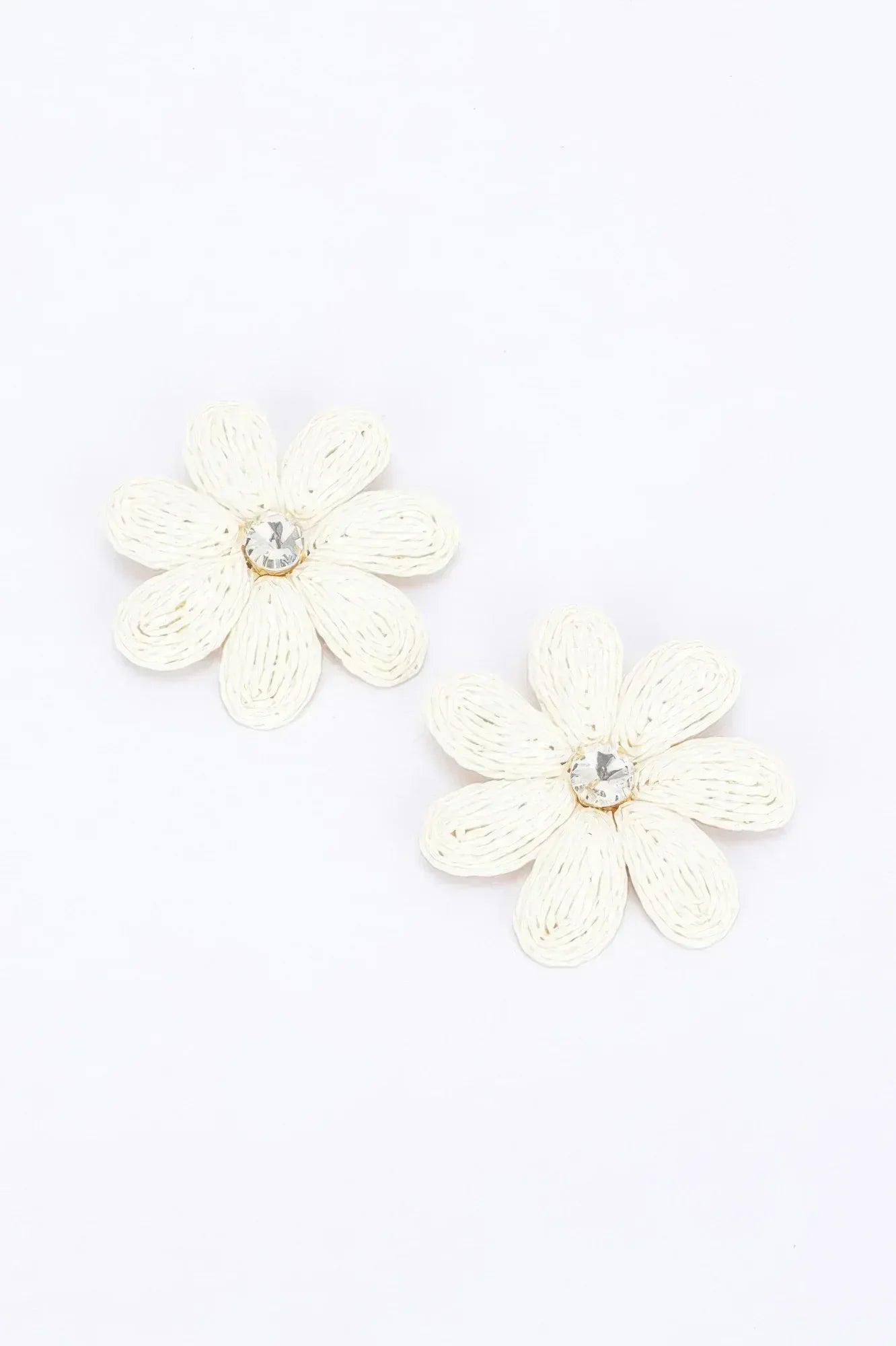 Paper Flower Rhinestone Earring | Mixtshop LLC