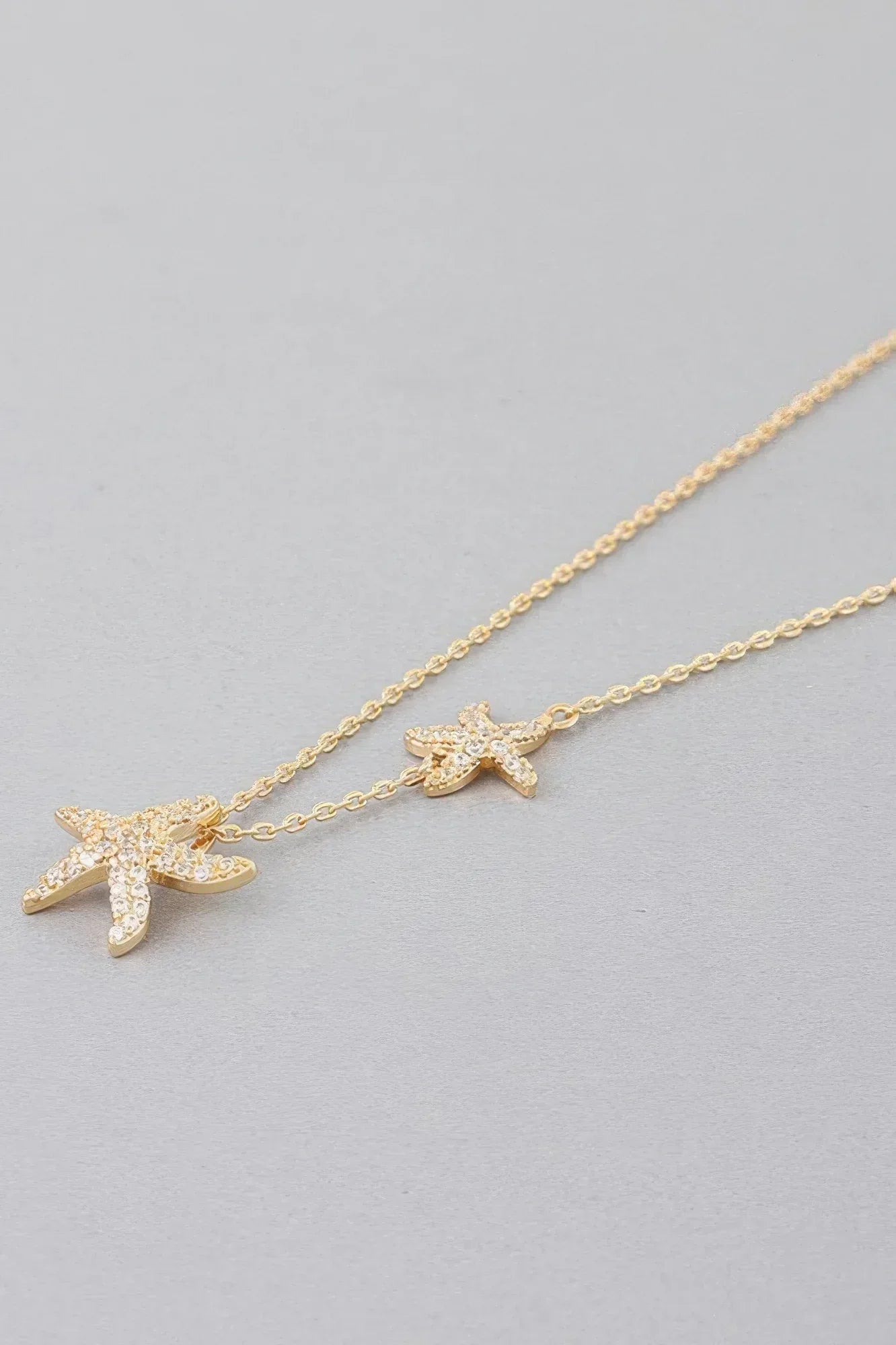 Bejeweled Starfish Necklace Secondary image