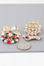 Bejeweled Ribbon Ornament Earrings | Mixtshop LLC