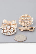 Bejeweled Ribbon Ornament Earrings | Mixtshop LLC
