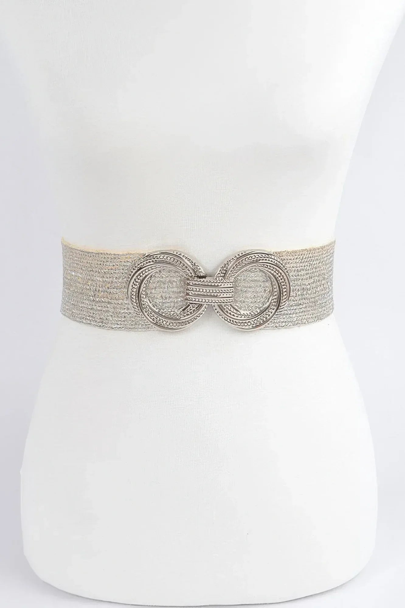 Double Metal Buckle Elastic Belt | Mixtshop LLC Main image