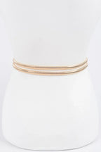 Rhinestone Metal Stretch Belt | Mixtshop LLC