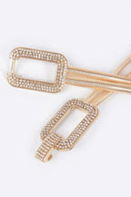 Rhinestone Metal Stretch Belt | Mixtshop LLC