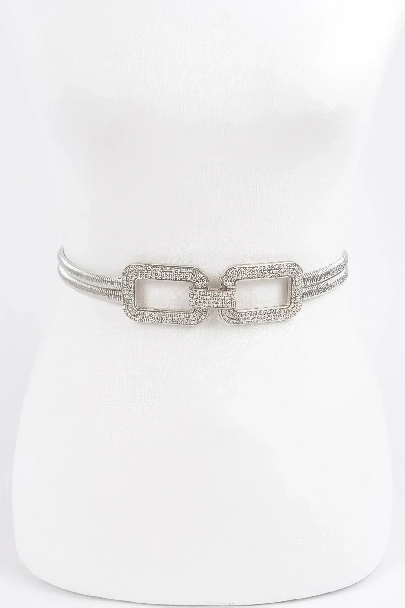 Rhinestone Metal Stretch Belt | Mixtshop LLC