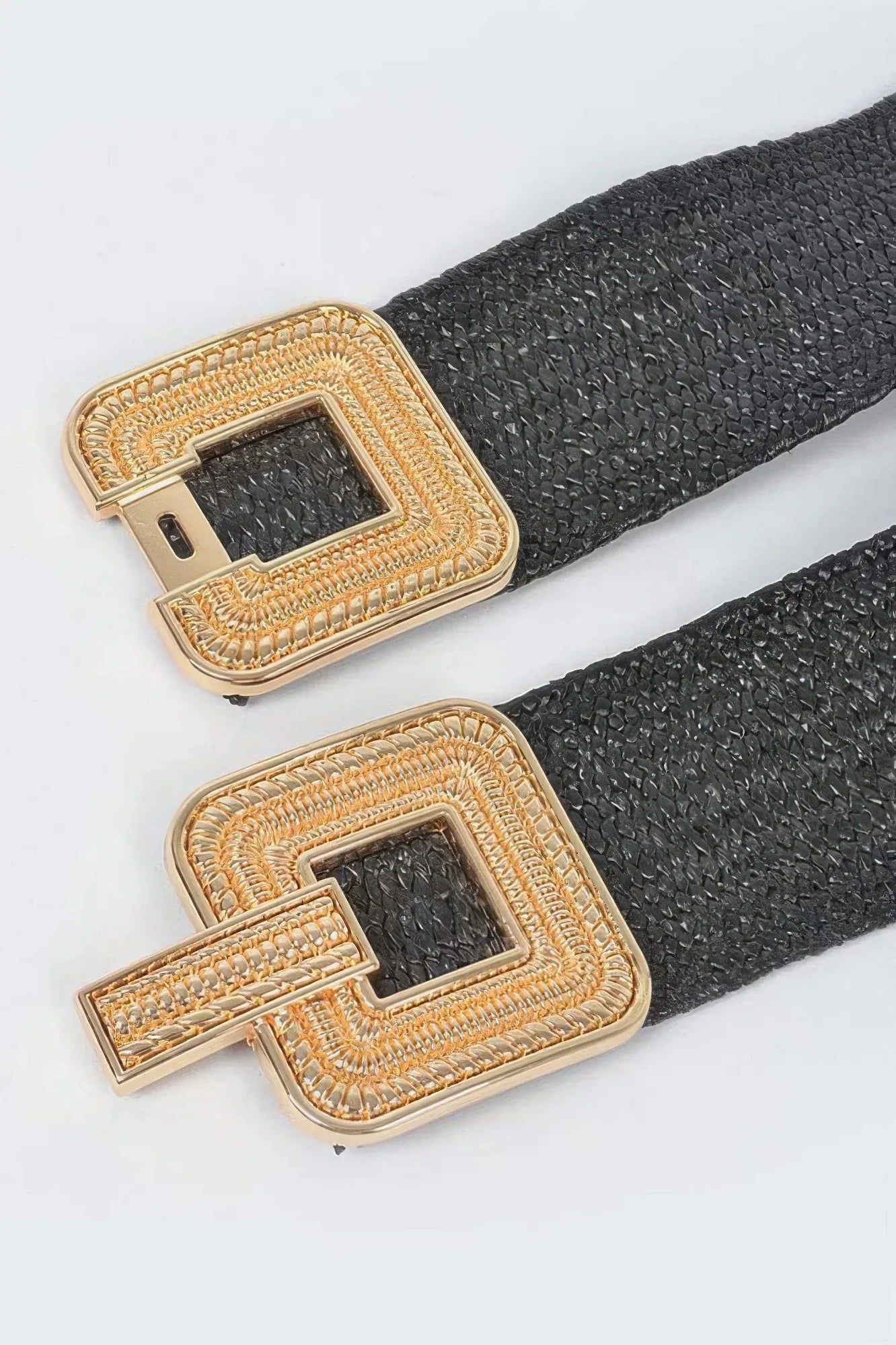 Metal Buckle Stretch Belt | Mixtshop LLC