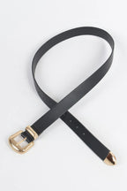 Metal Faux Leather Belt | Mixtshop LLC